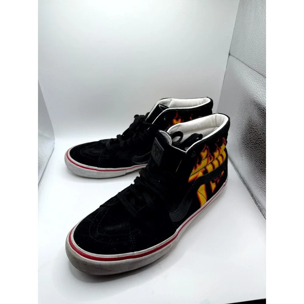 Vans x Thrasher Sk8-Hi Pro Sample VN0A347TOTE Mens 12 Sneakers Black Skate Shoes